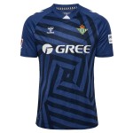 Günstige Fußballtrikots Real Betis Torwart Kinder 2025-26 Navy Kurzarm
